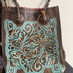 Patricia Nash Leather Tote Bag